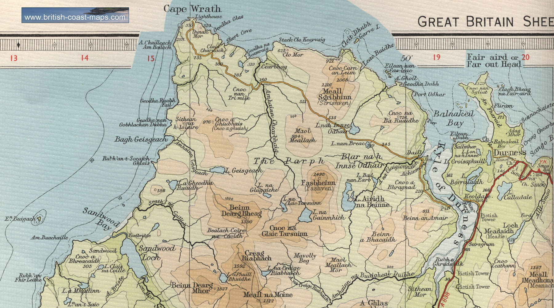 Cape Wrath Scotland Map - Guenna Holly-Anne