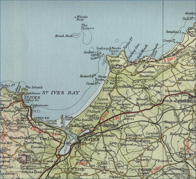 st-ives-map